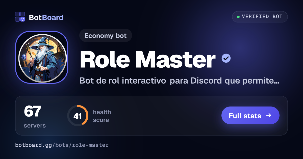 Share card for Role Master