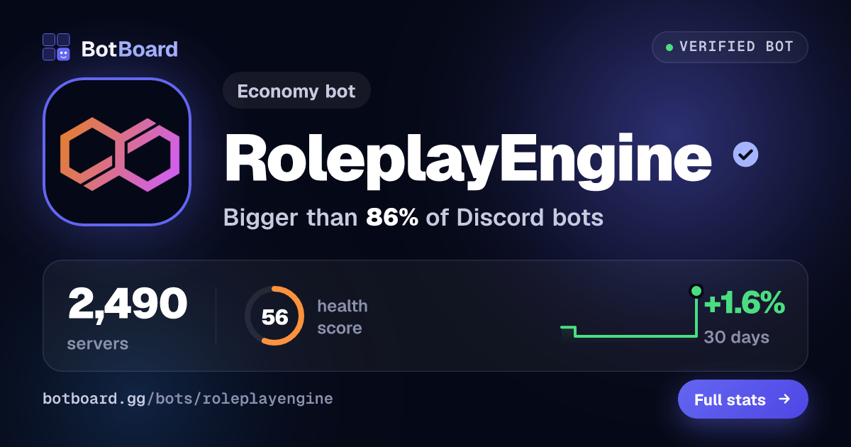 Share card for RoleplayEngine