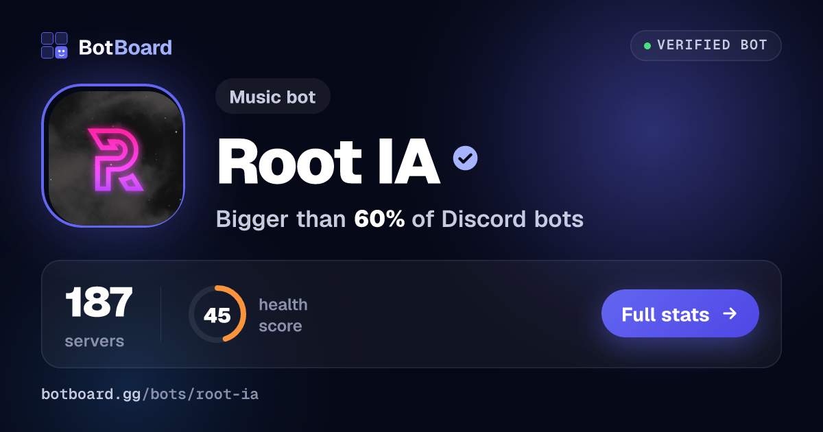 Share card for Root IA