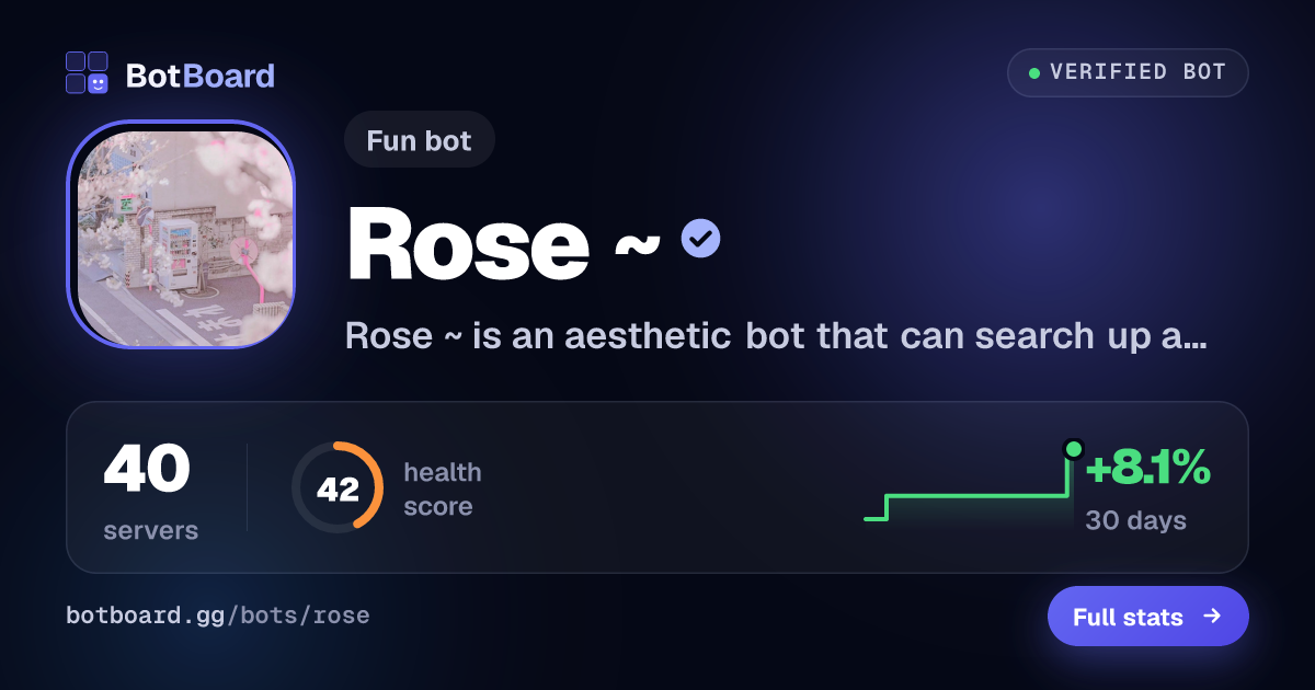 Share card for Rose ~