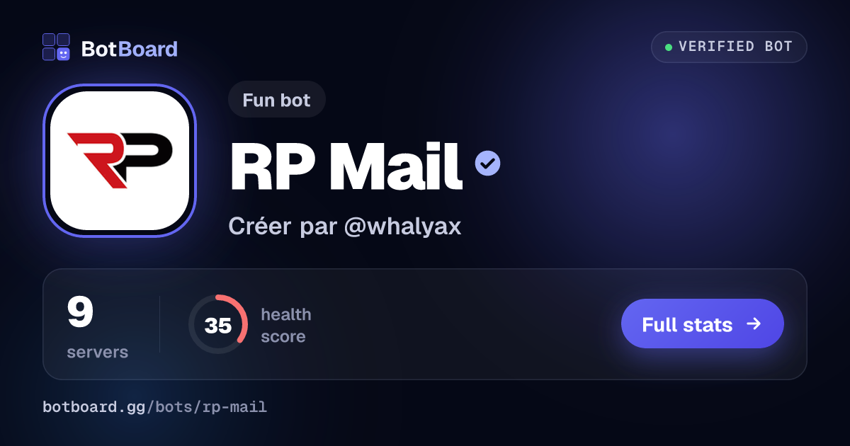 Share card for RP Mail