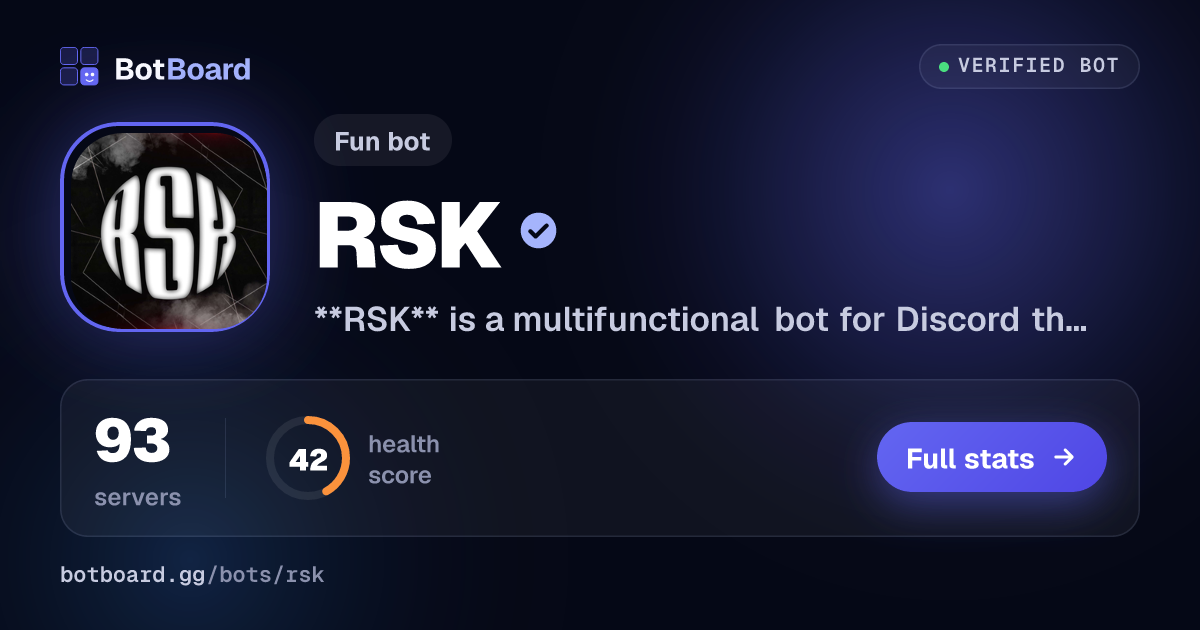 Share card for RSK