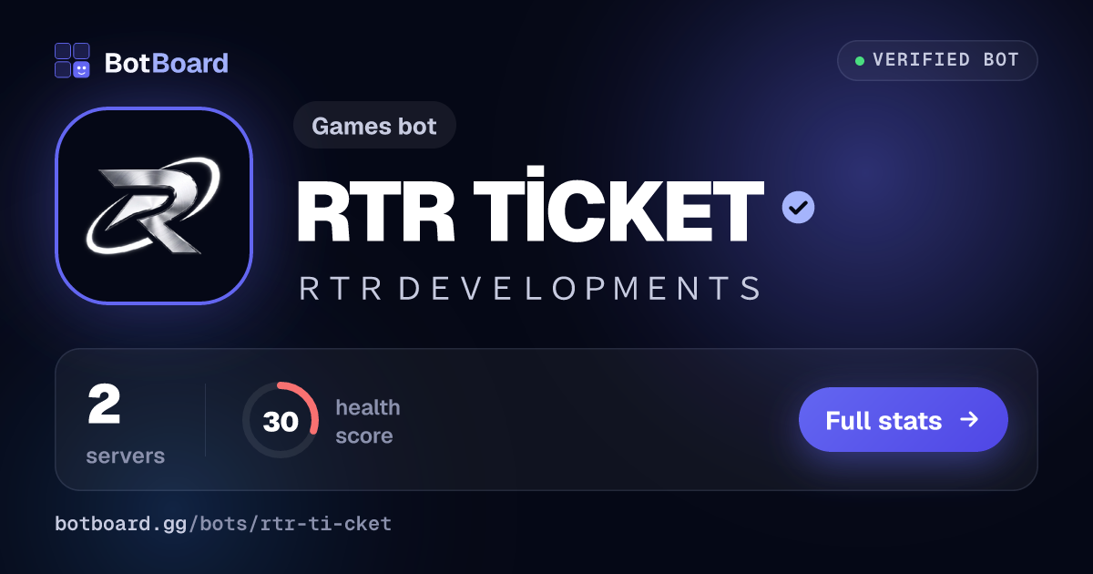 Share card for RTR TİCKET