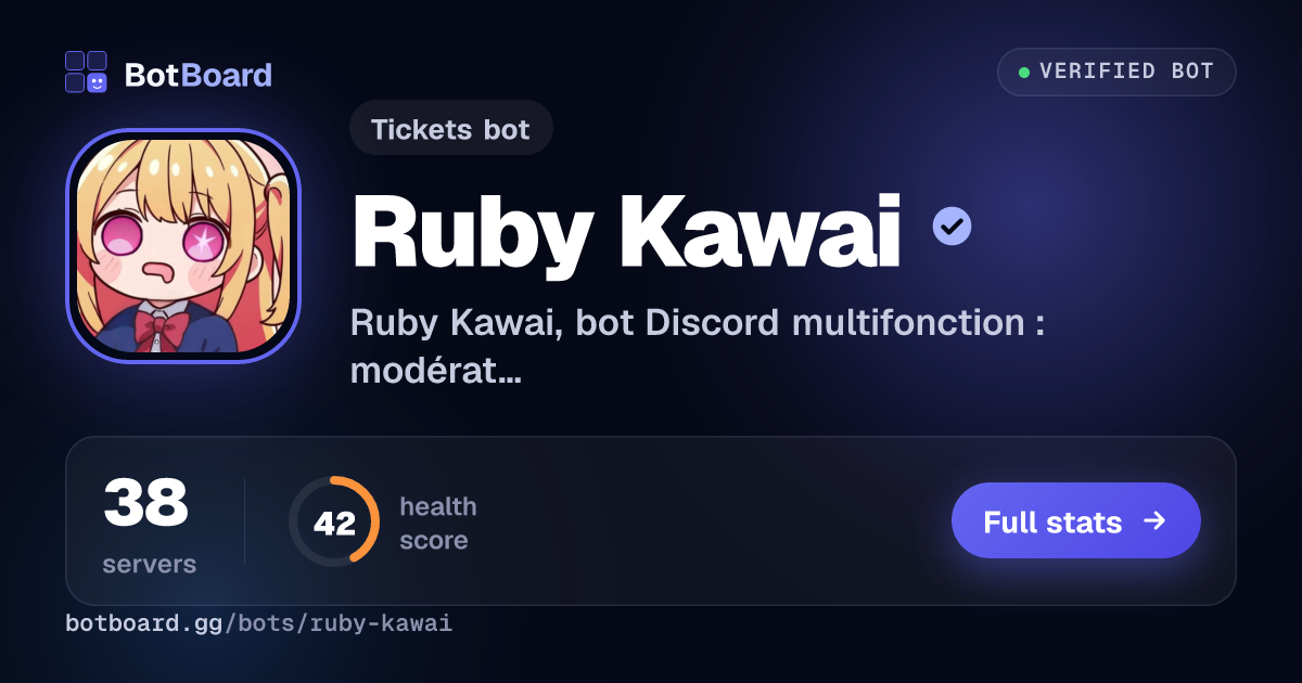 Share card for Ruby Kawai 火死