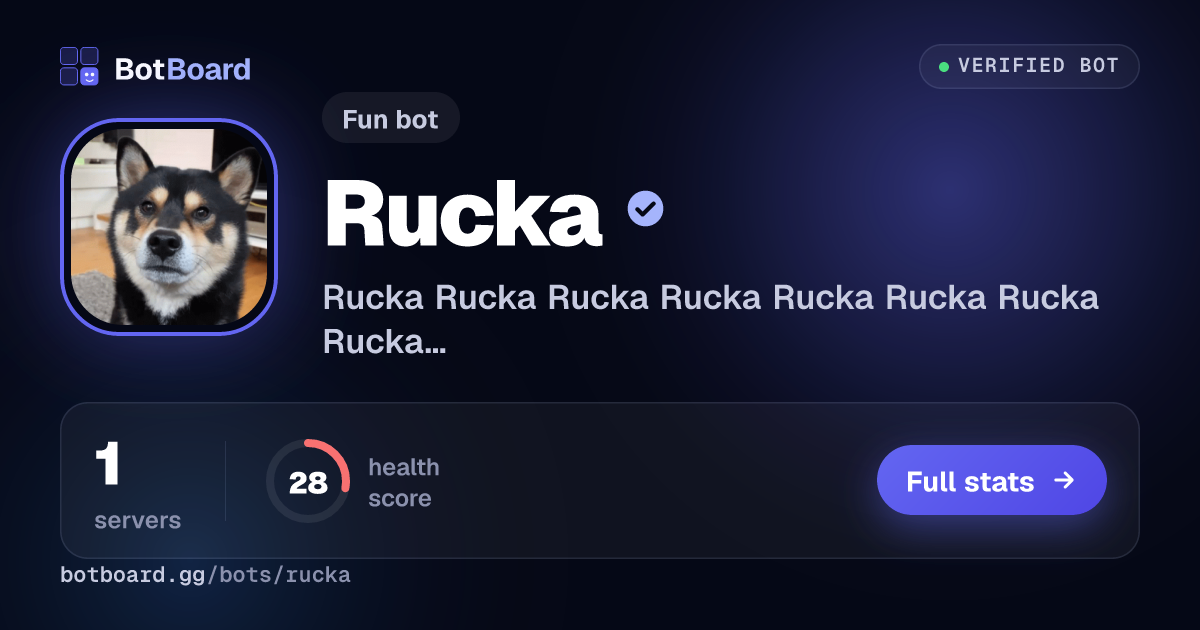 Share card for Rucka