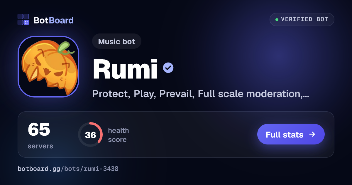 Share card for Rumi