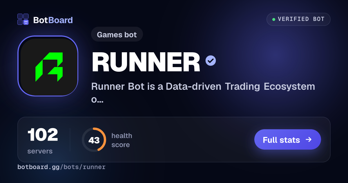 Share card for RUNNER