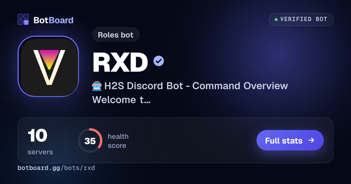 Share card for RXD