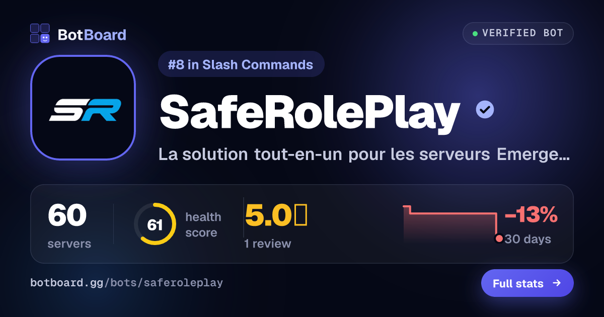 Share card for SafeRolePlay