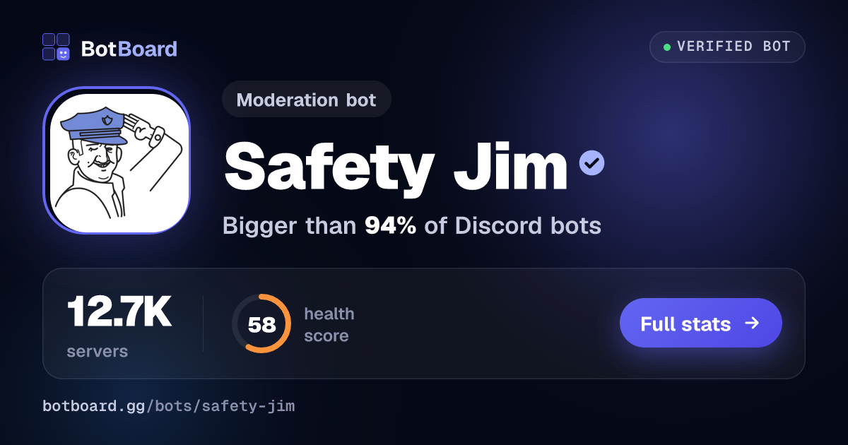 Share card for Safety Jim