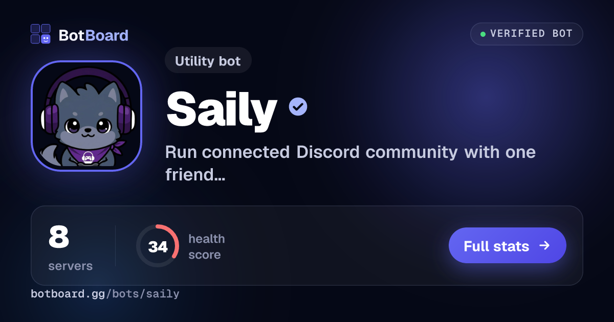 Share card for Saily