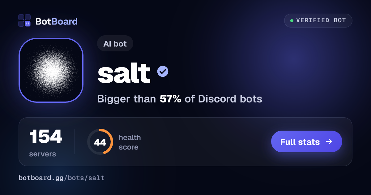 Share card for salt