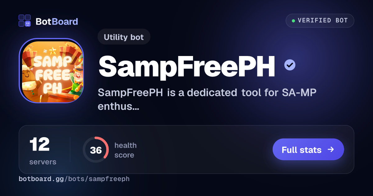Share card for SampFreePH