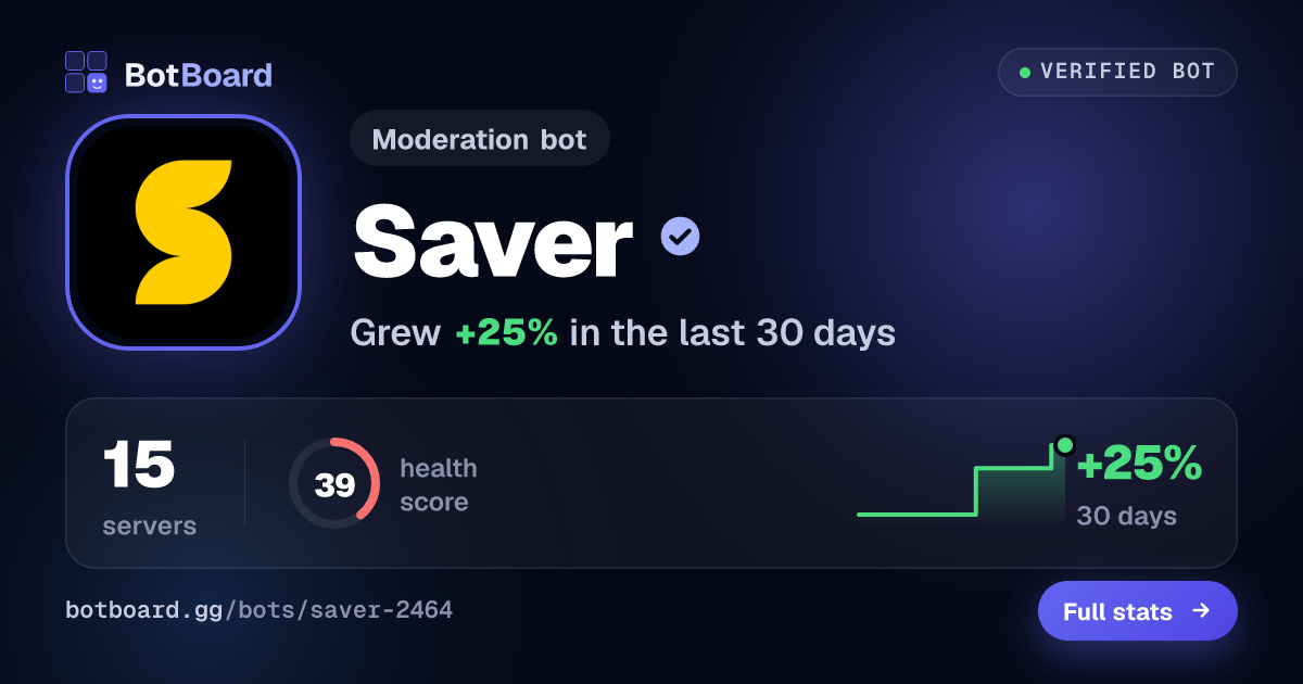 Share card for Saver