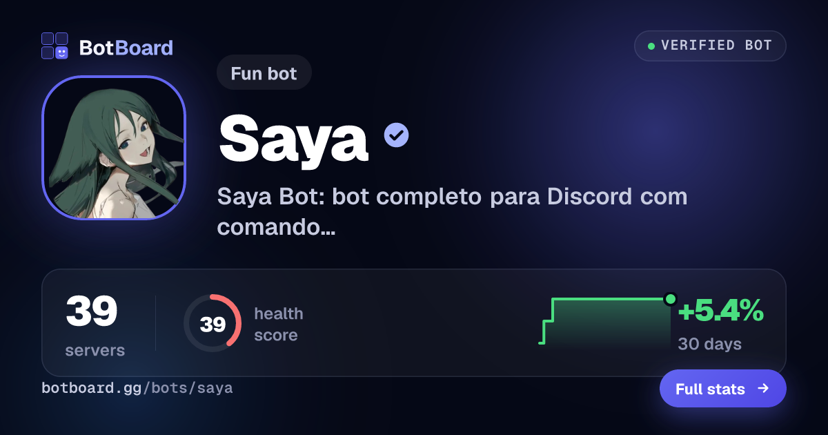 Share card for Saya