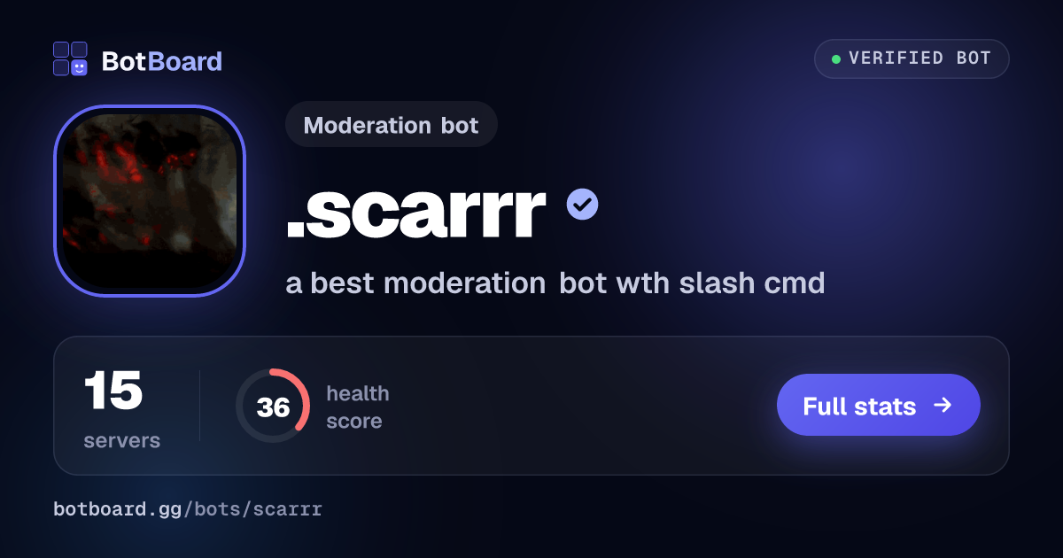 Share card for .scarrr
