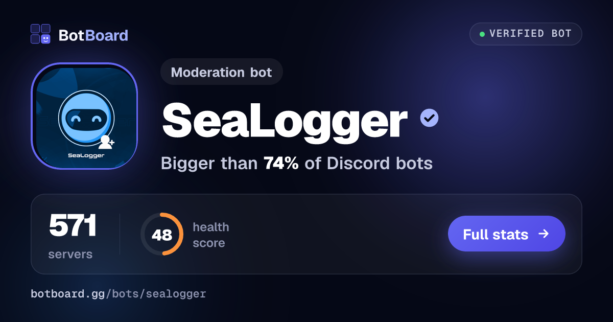 Share card for SeaLogger