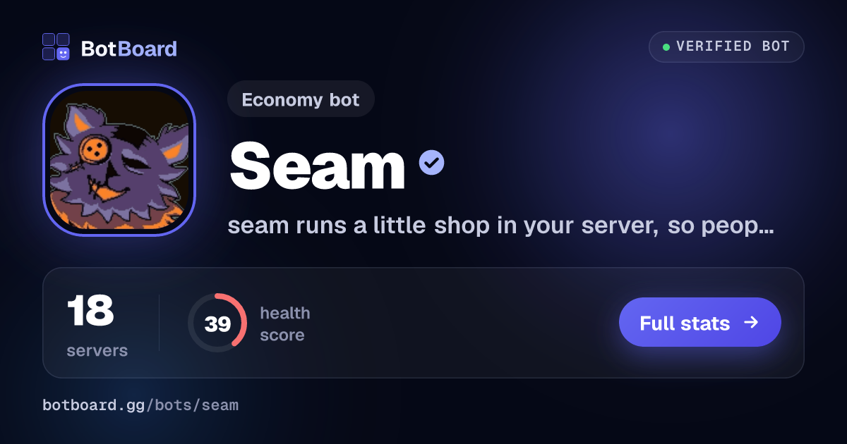 Share card for Seam