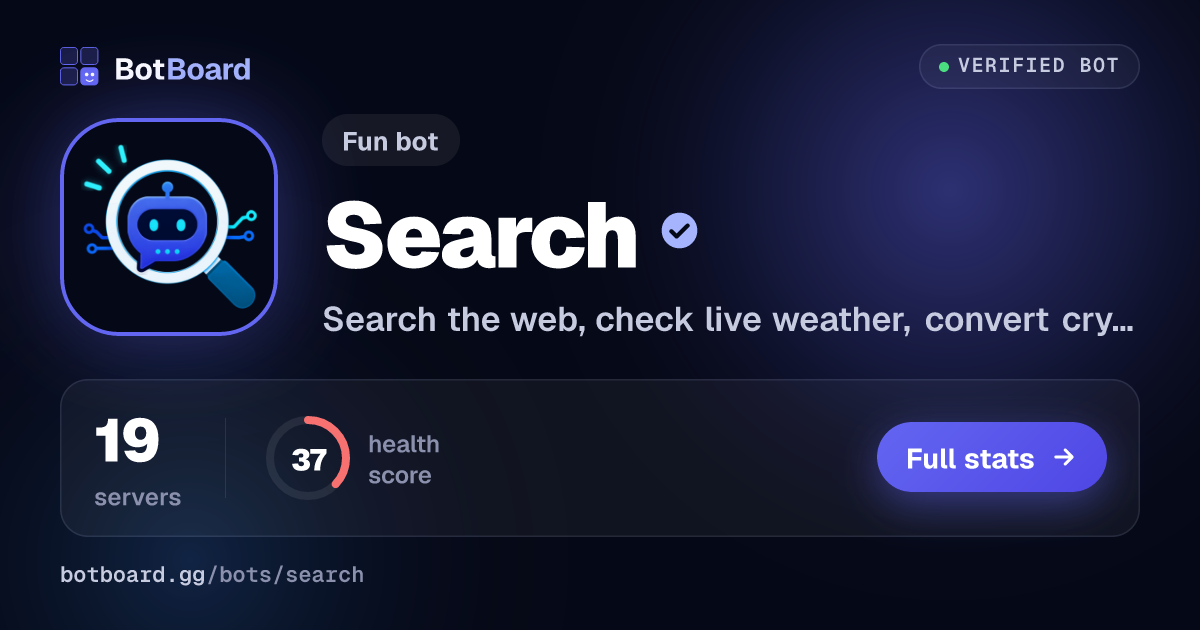 Share card for Search