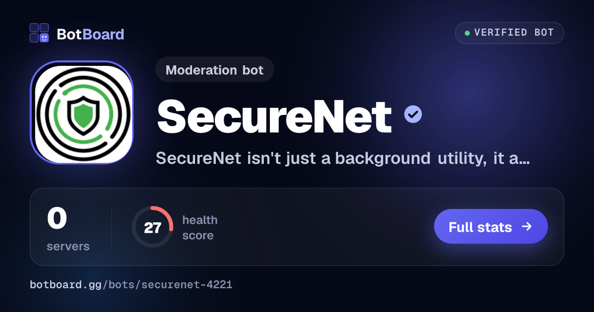 Share card for SecureNet