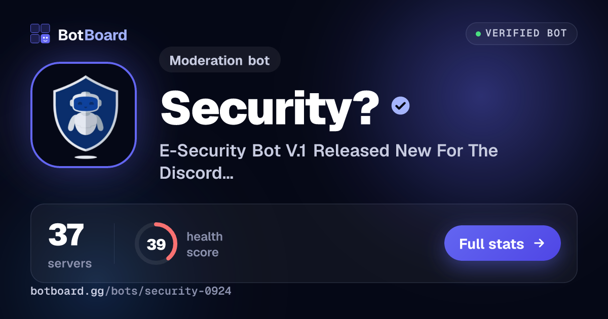 Share card for Security?