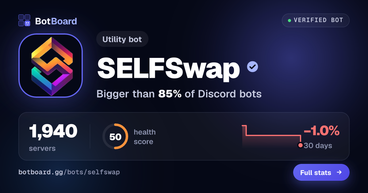 Share card for SELFSwap