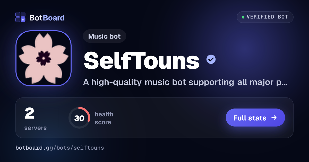 Share card for SelfTouns