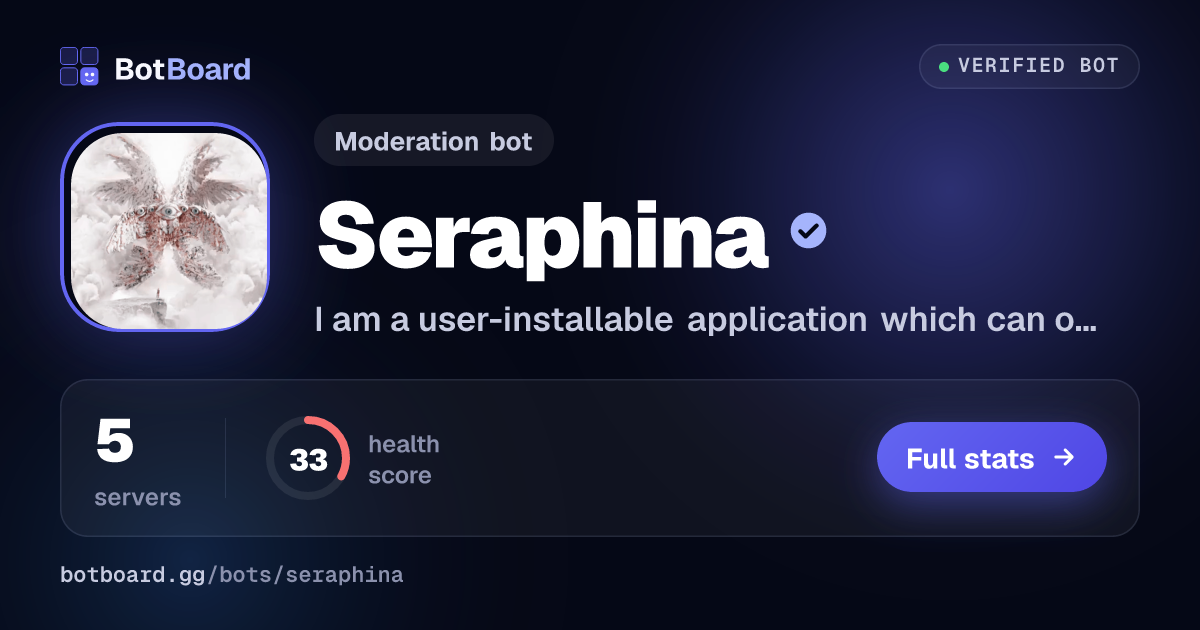Share card for Seraphina