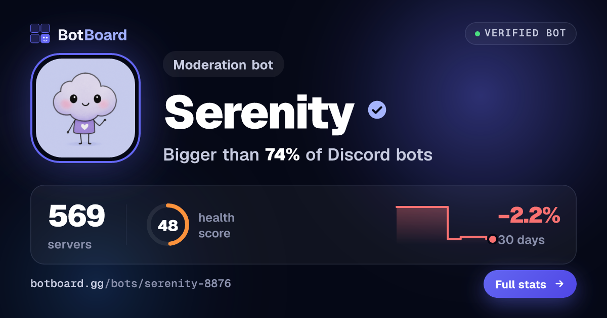 Share card for Serenity