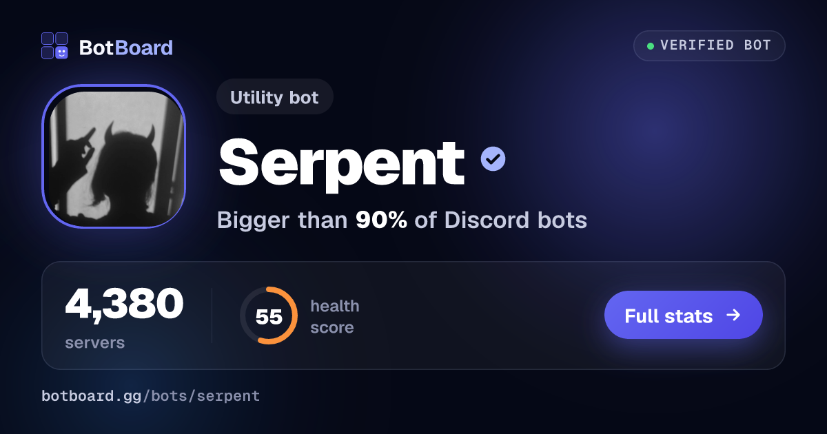 Share card for Serpent