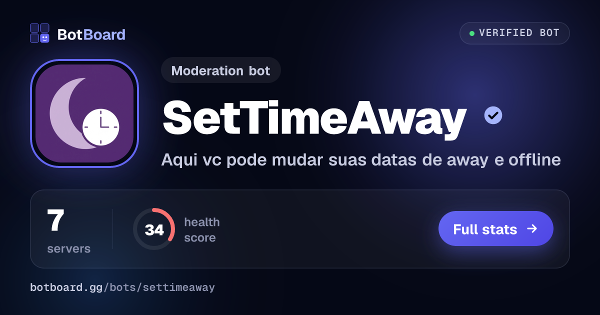 Share card for SetTimeAway