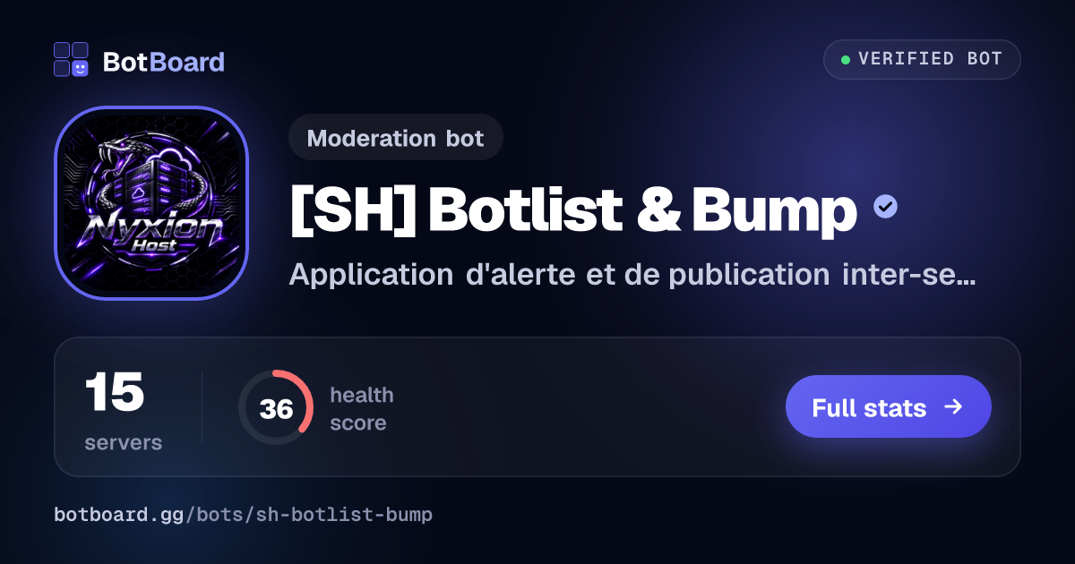 Share card for [SH] Botlist & Bump