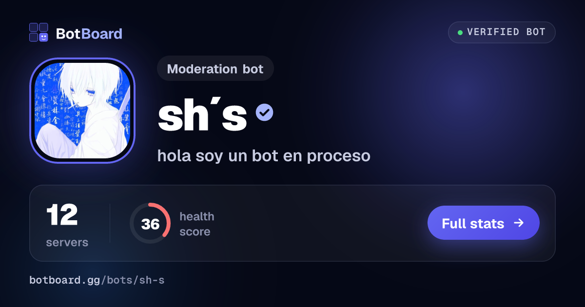 Share card for sh´s