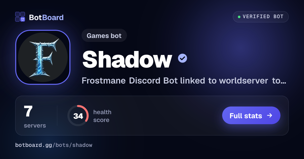 Share card for Shadow