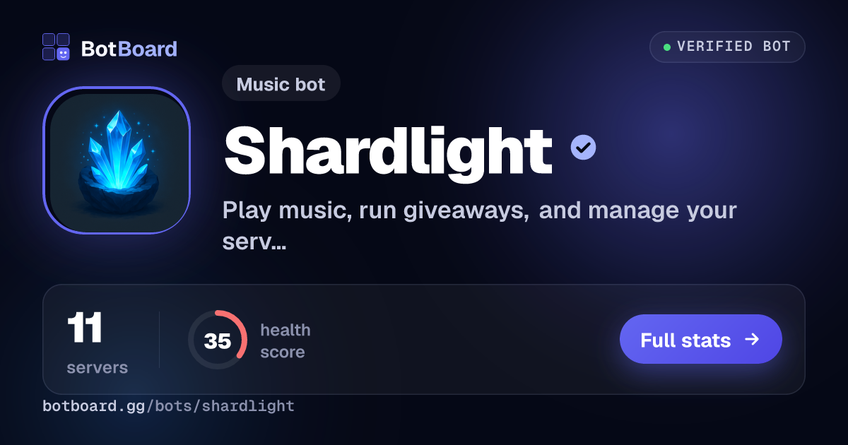 Share card for Shardlight