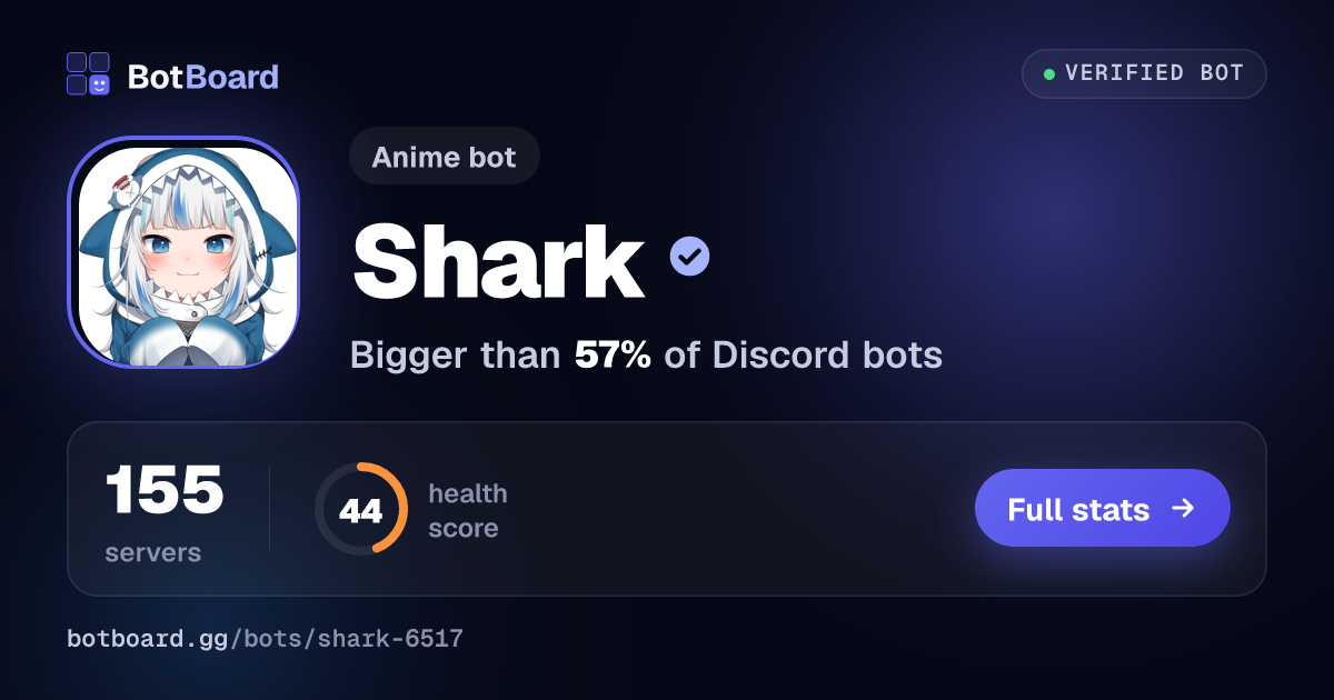 Share card for Shark