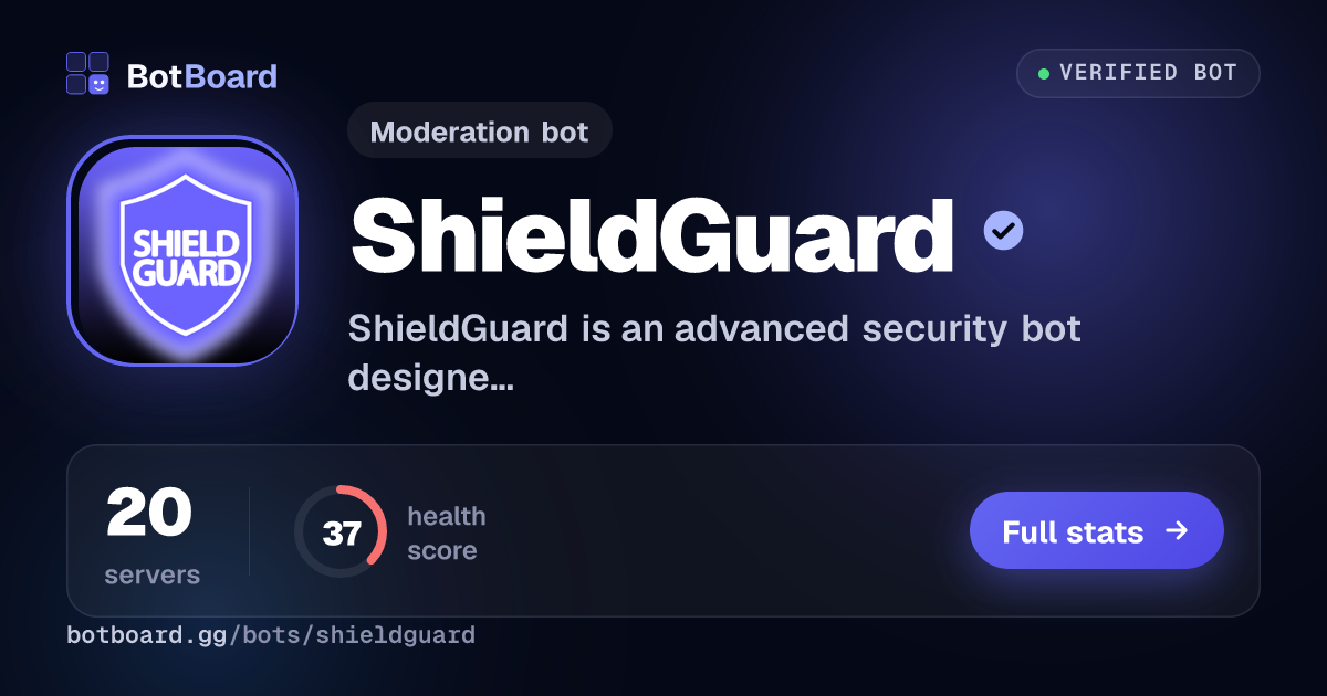 Share card for ShieldGuard