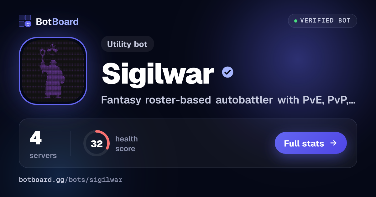 Share card for Sigilwar