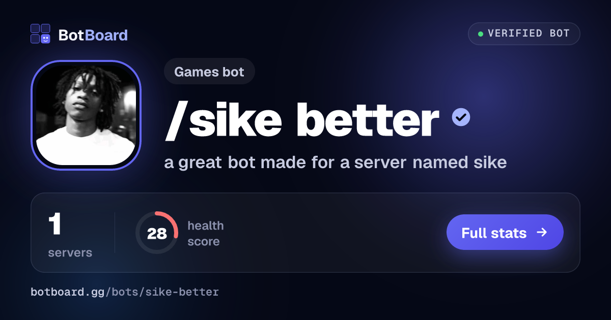 Share card for /sike better
