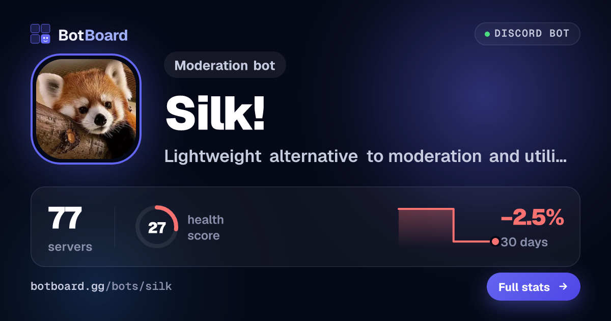 Share card for Silk!
