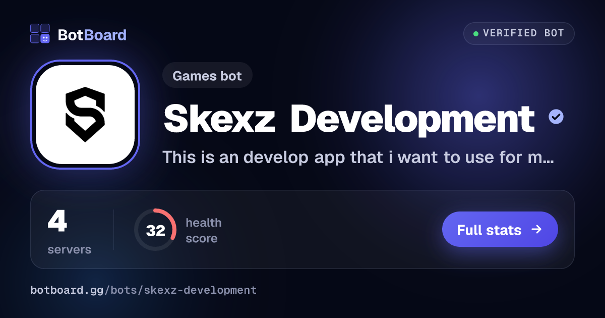Share card for Skexz Development