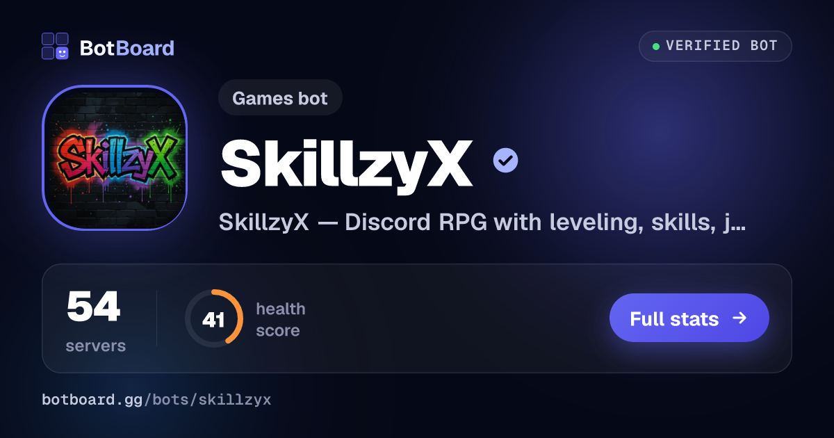 Share card for SkillzyX