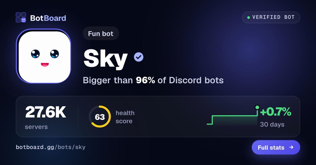 Share card for Sky