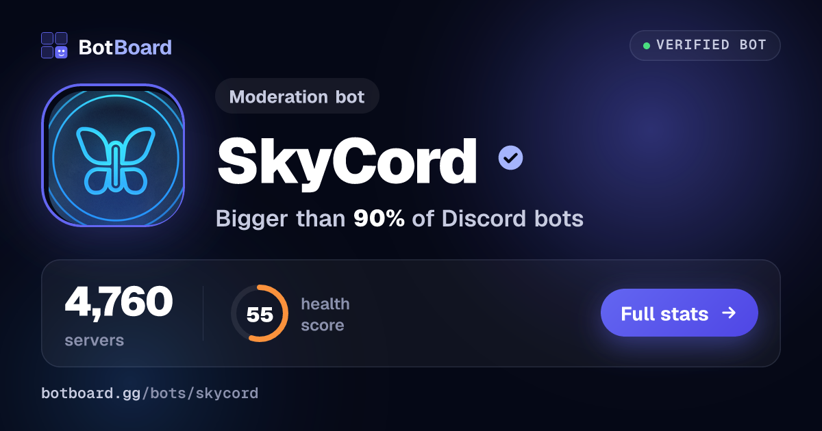Share card for SkyCord