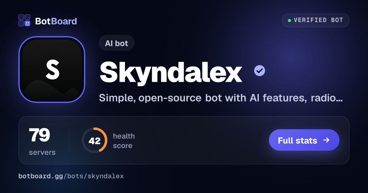 Share card for Skyndalex