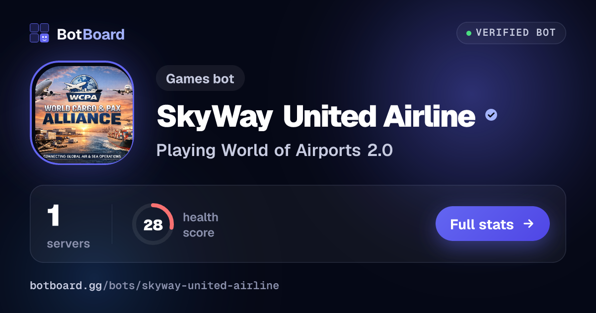 Share card for SkyWay United Airline