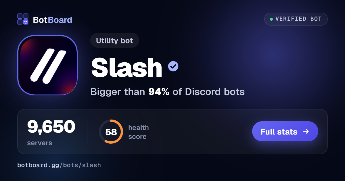 Share card for Slash