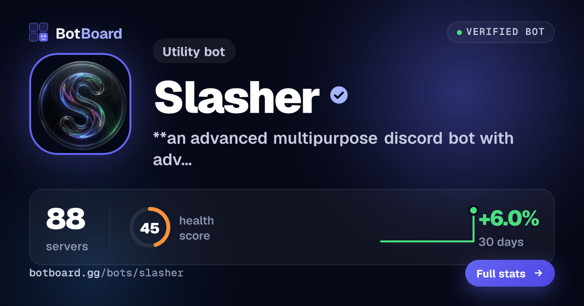 Share card for Slasher