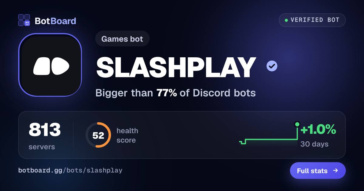 Share card for SLASHPLAY