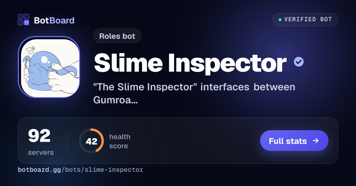 Share card for Slime Inspector